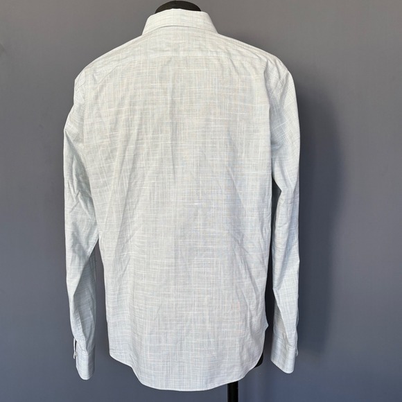TWO Untuckit Button Down Shirts | Both Sz L | Blue & Green Wrinkle Free Slim Fit - Picture 6 of 12